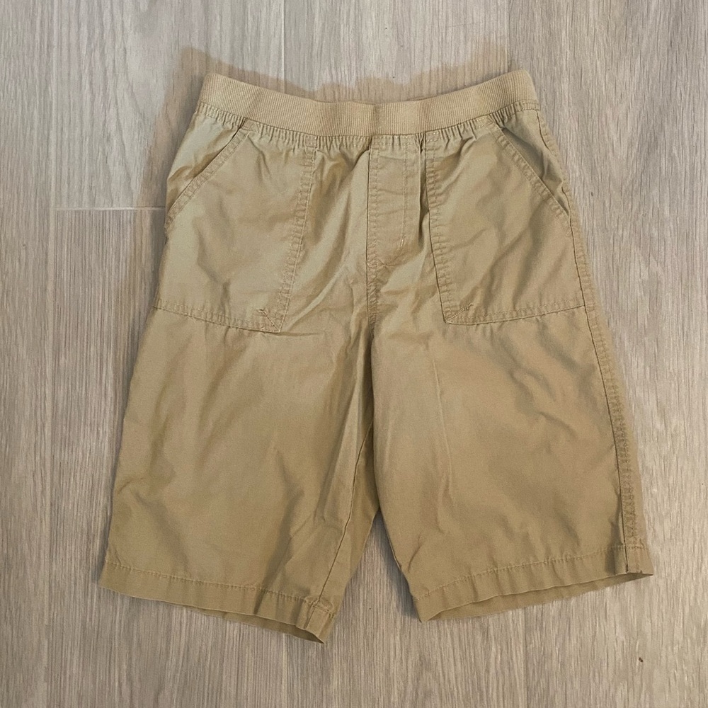 Faded Glory Tan Casual Shorts with Elastic Waist